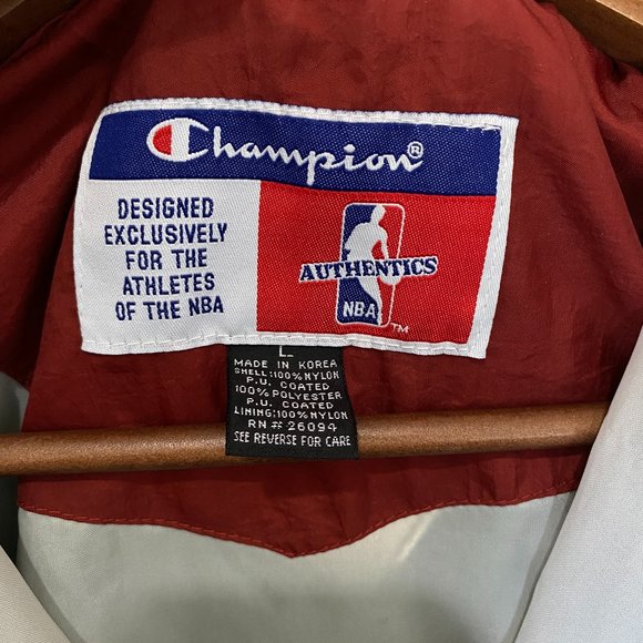 Vintage Seattle Sonics Wind Breaker Men’s Size Small NBA Track Jacket Champion - Picture 3 of 6